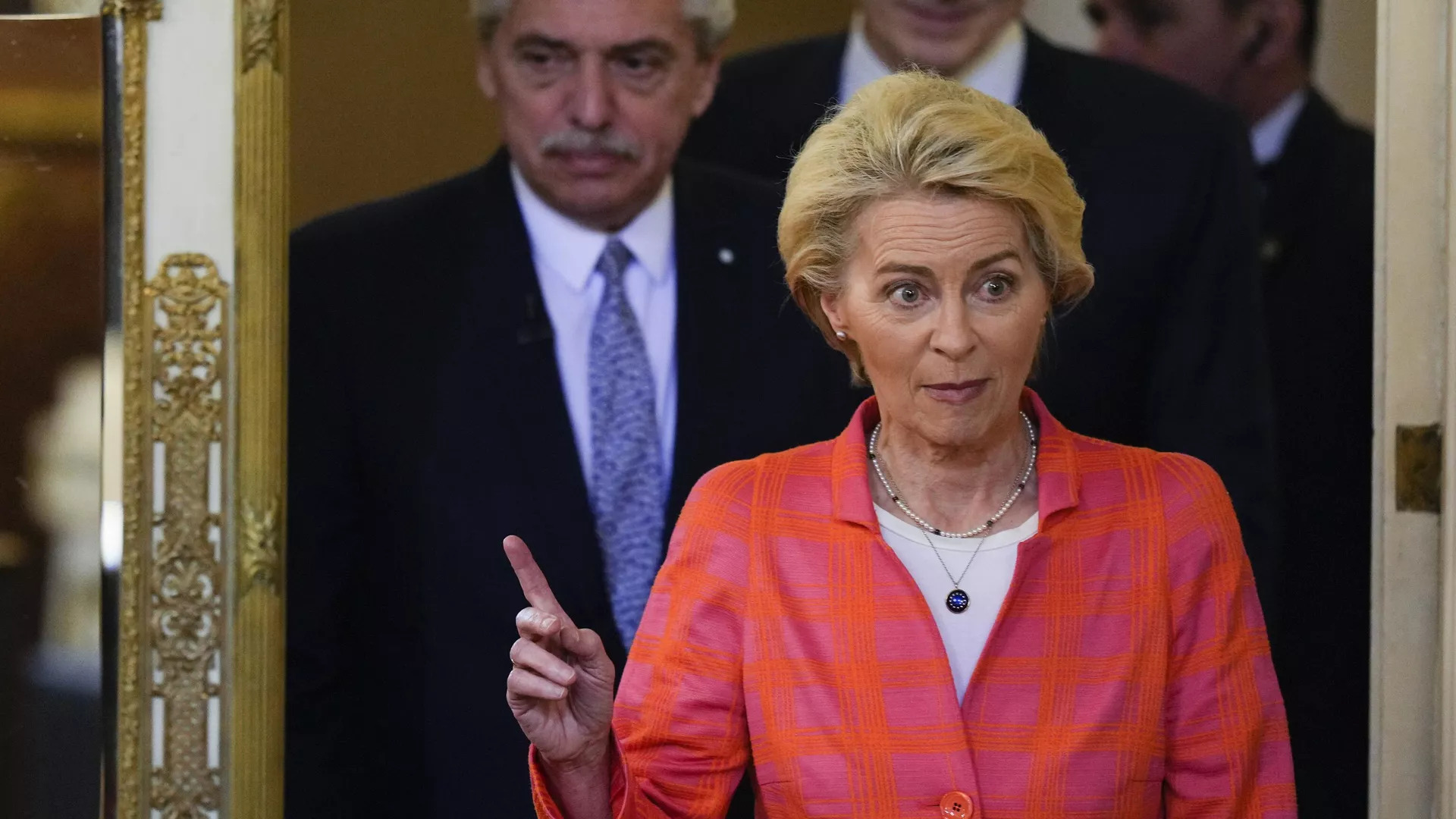 Ursula von der Leyen. (Photo Internet reproduction)