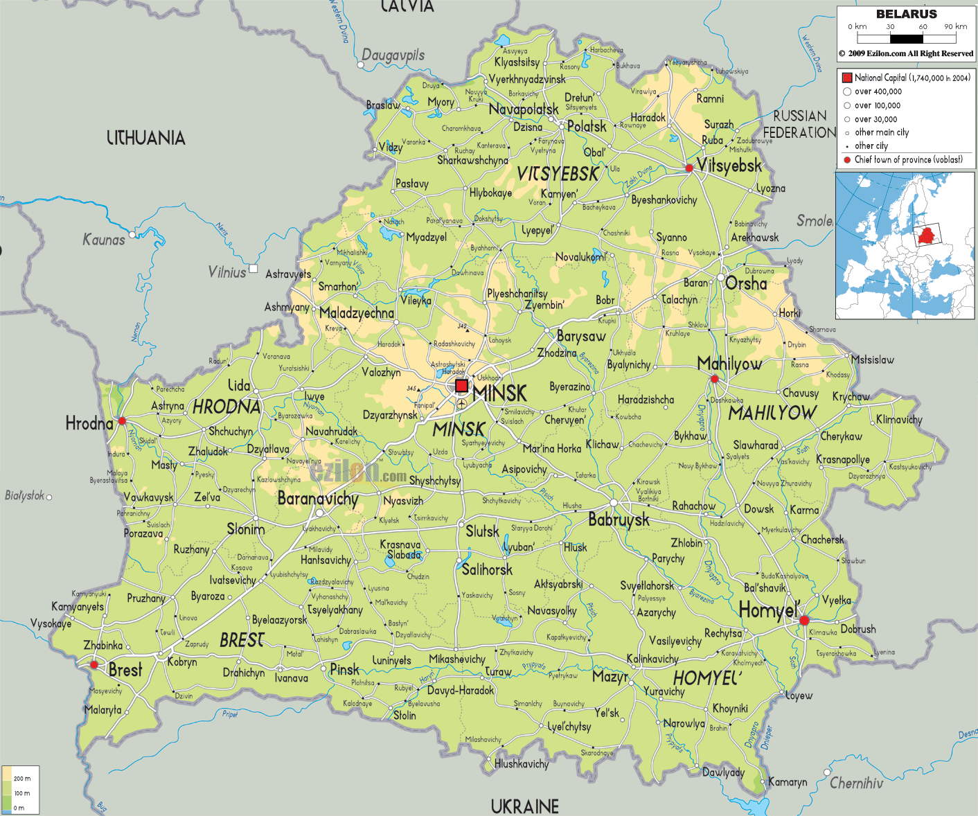 Belarus-physical-map