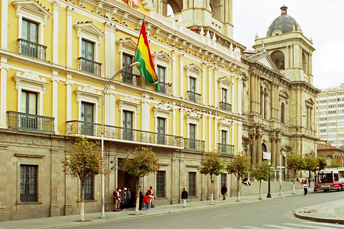 Government building in La Paz. (Photo Internet reproduction)