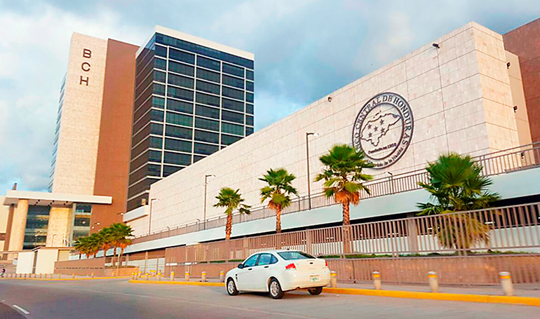 Honduran central bank. (Photo Internet reproduction)