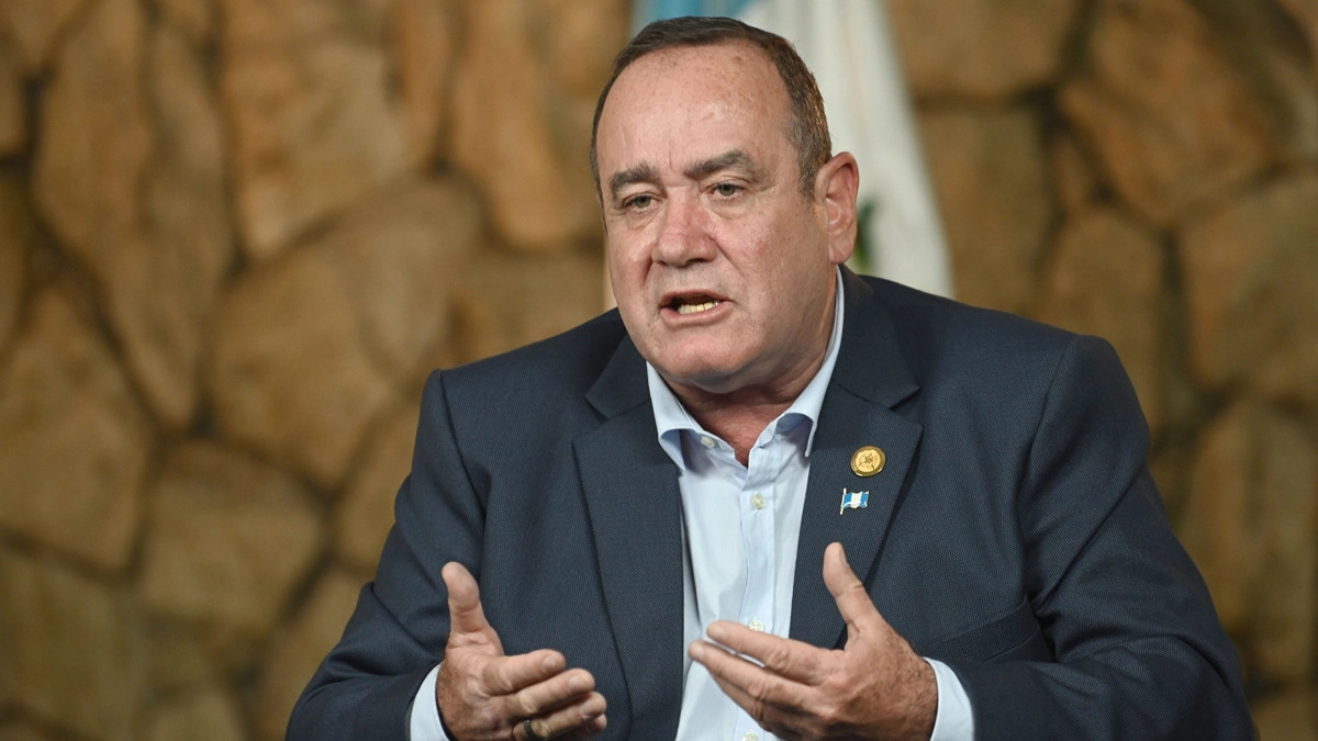 Guatemalan President Alejandro Giammattei