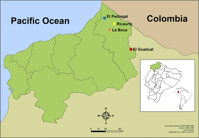 Study-area-The-study-was-performed-in-four-locations-in-the-Esmeraldas-province-green