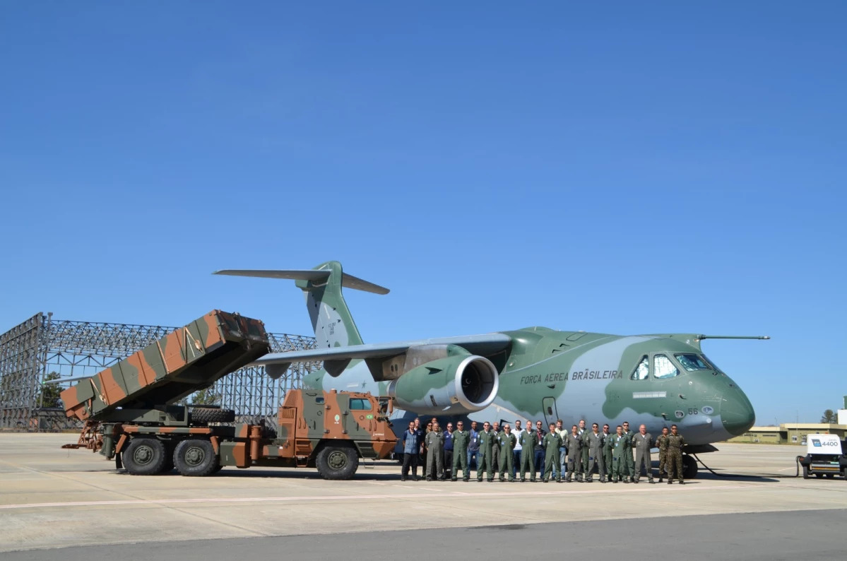 Brazil completes successful tests of KC-390 Millennium aircraft and Astros II LMU MK6 armored combat vehicle. (Photo Internet reproduction)