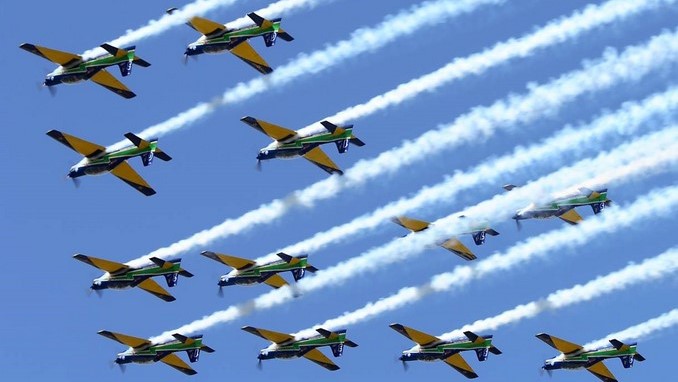 The Colombian Air Show F-Air 2023 is returning as an in-person event on July 12. (Photo Internet reproduction)