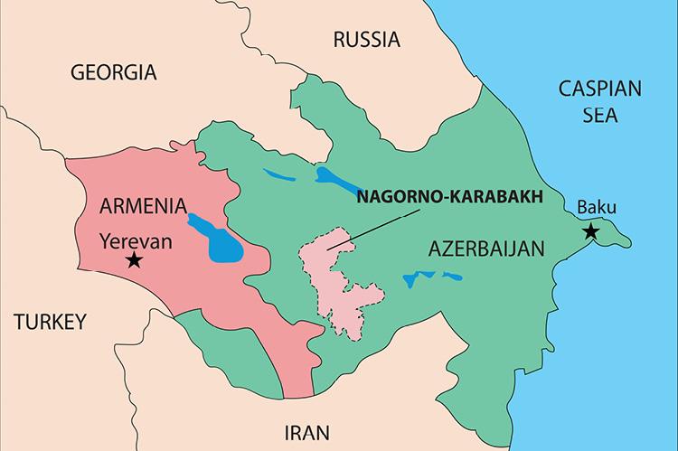 nagorno-karabakh map