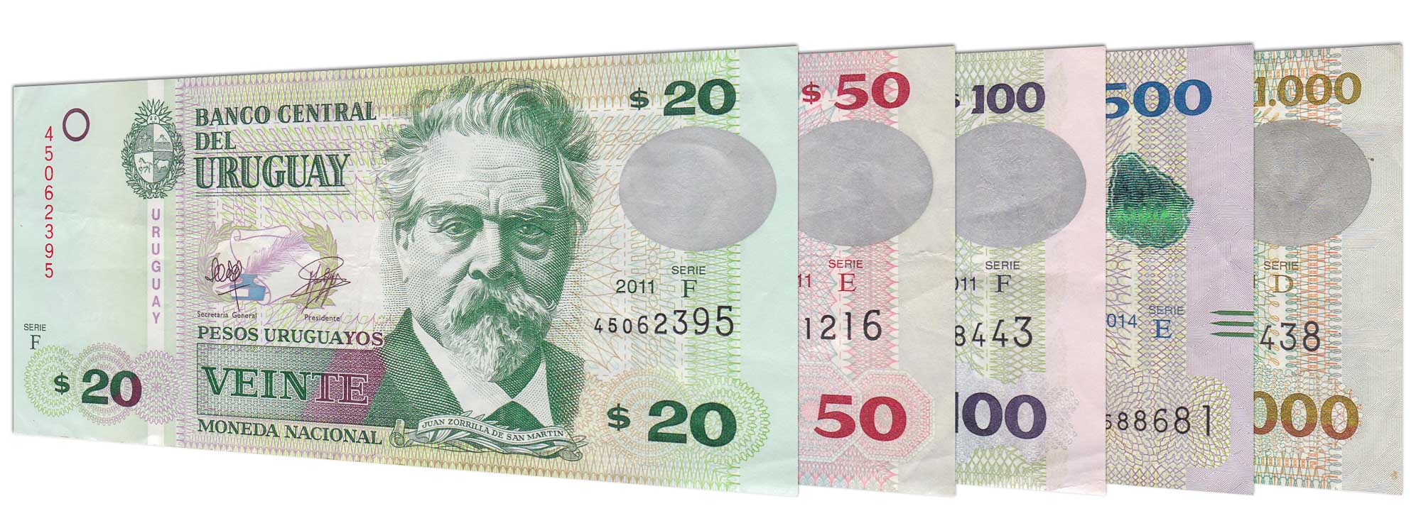 Uruguay peso. (Photo Internet reproduction)