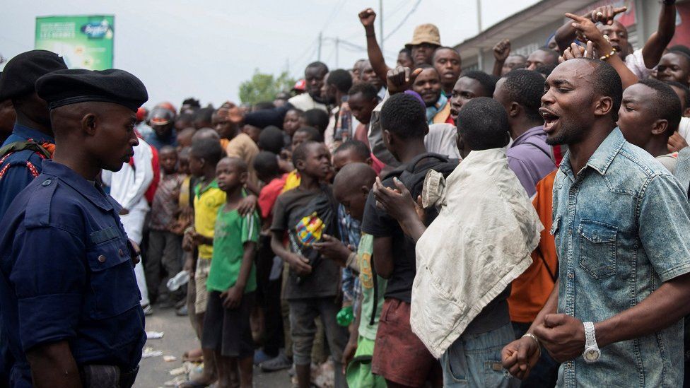 48 died in an anti-UN protest crackdown in DR Congo. (Photo Internet reproduction)