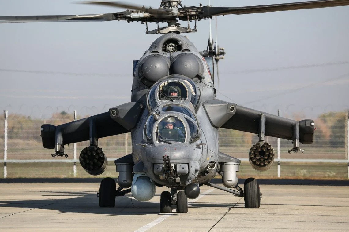 Mi-35 assault helicopters