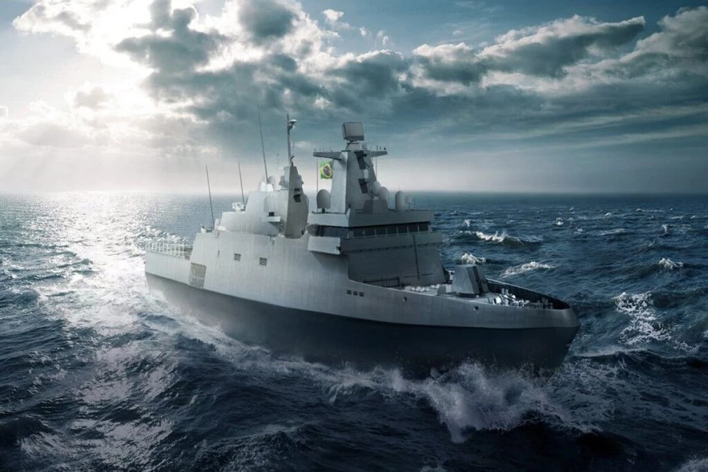 Brazil and ThyssenKrupp to start construction of the first Tamandaré frigate in September 2022. (Photo Internet reproduction)
