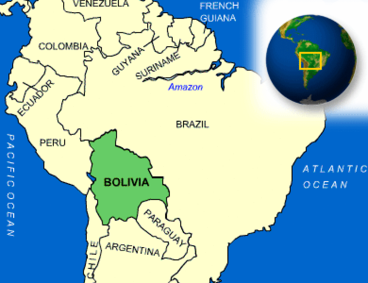 bolivia map