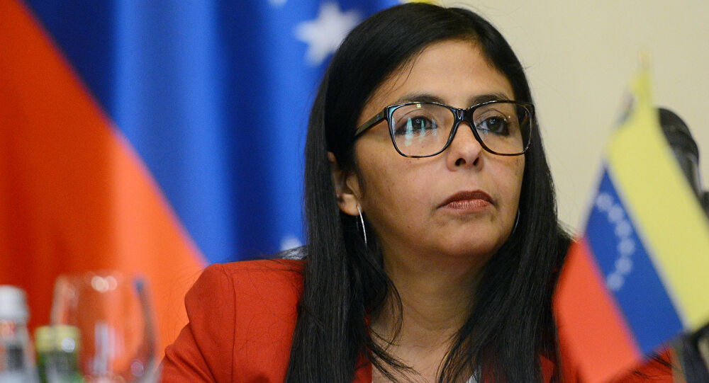 Delcy Rodríguez. (Photo Internet reproduction)