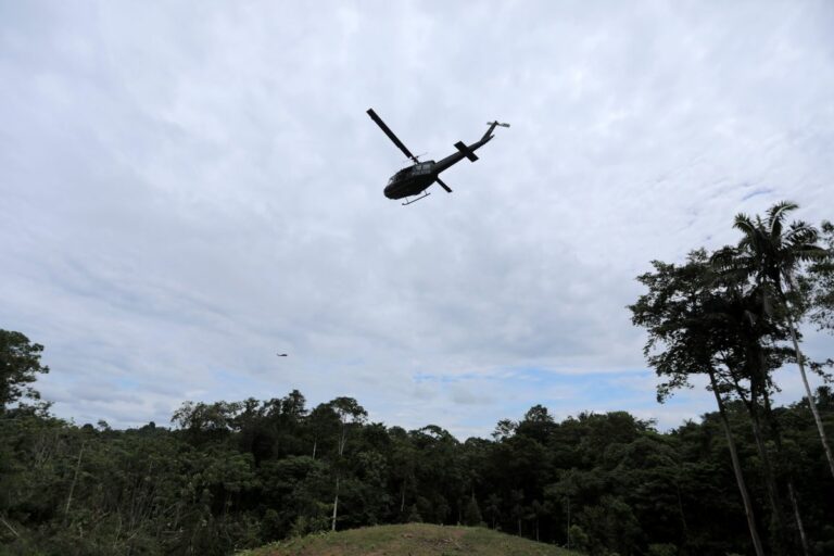 Brazilian military helicopter crash leaves 2 dead and 9 injured