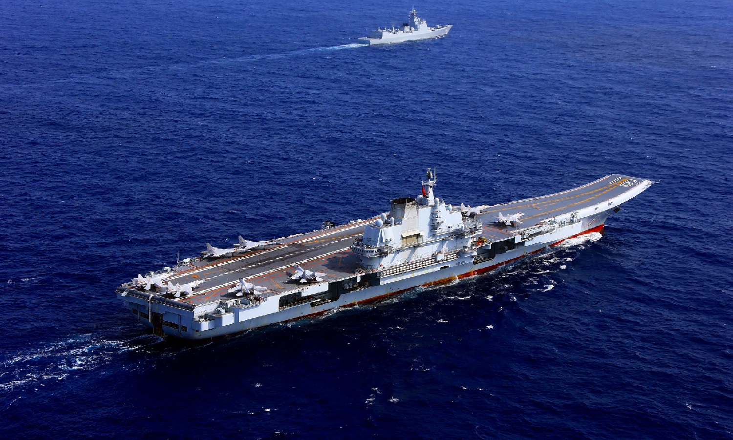 The Shandong aircraft carrier. (Photo Internet reproduction)