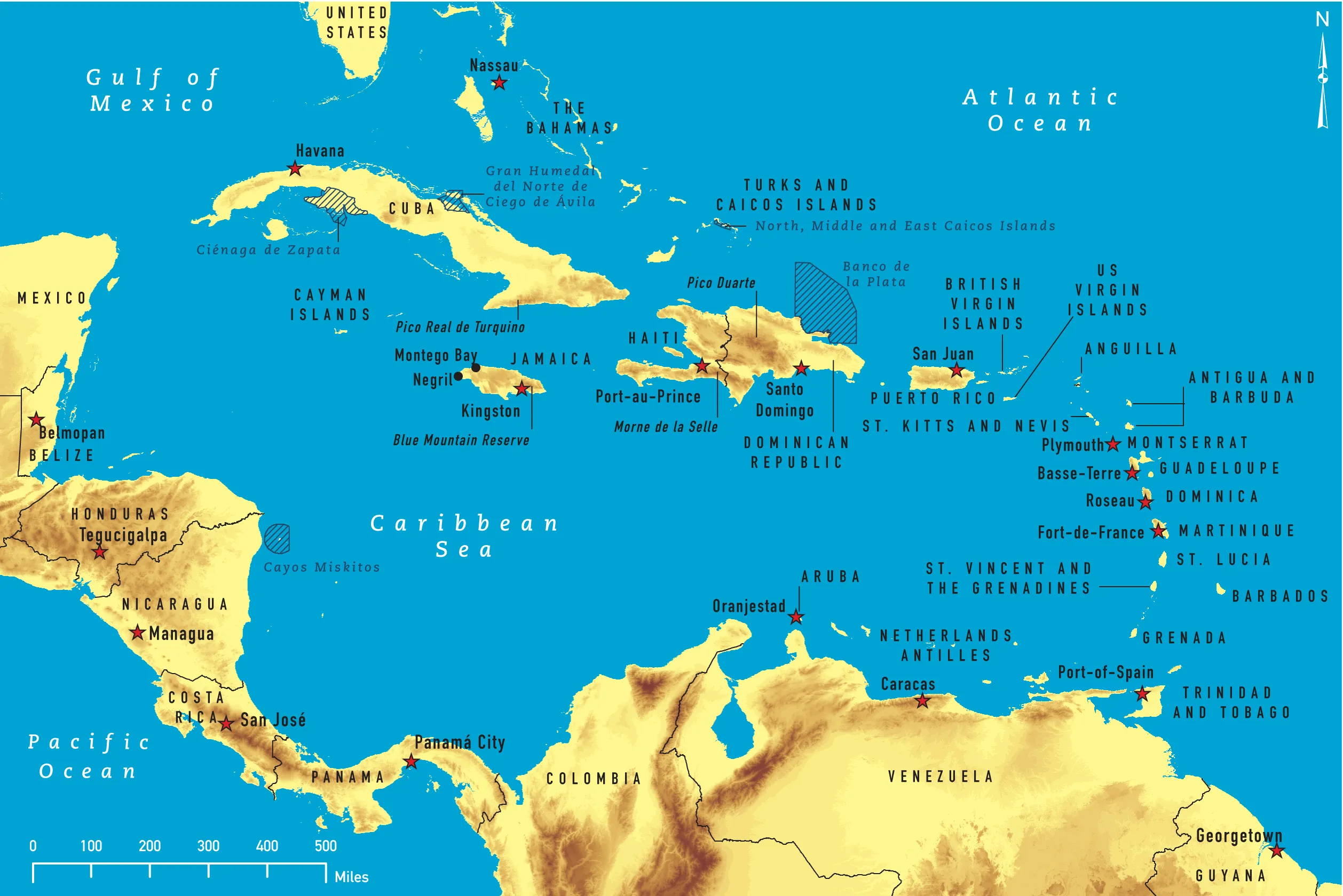 Caribbean-Map