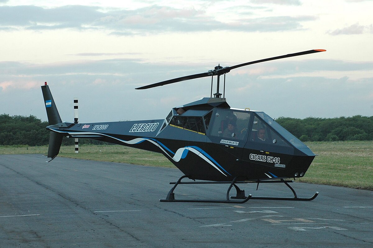 Argentine Helicopter Company Cicaré Makes U.S. Debut. (Photo Internet reproduction)