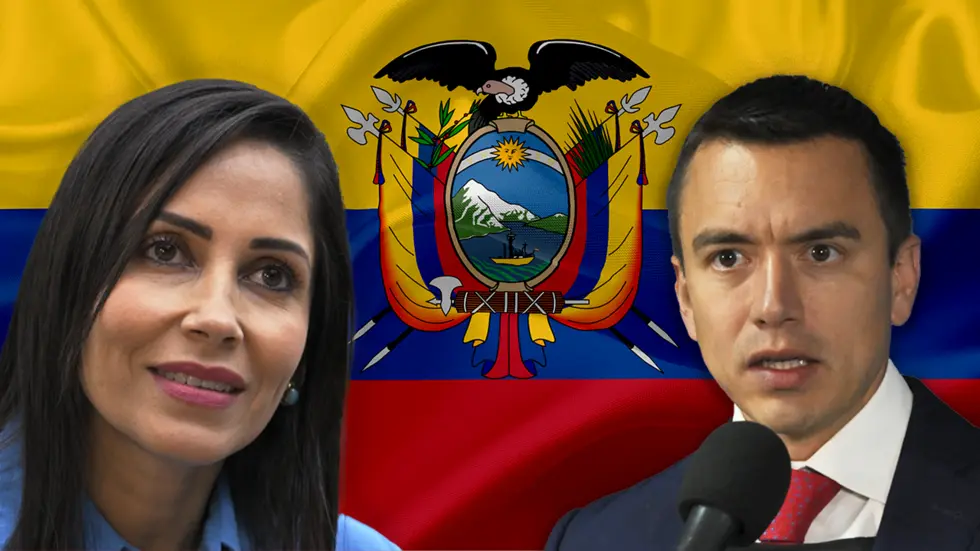 Daniel Noboa and Luisa González
