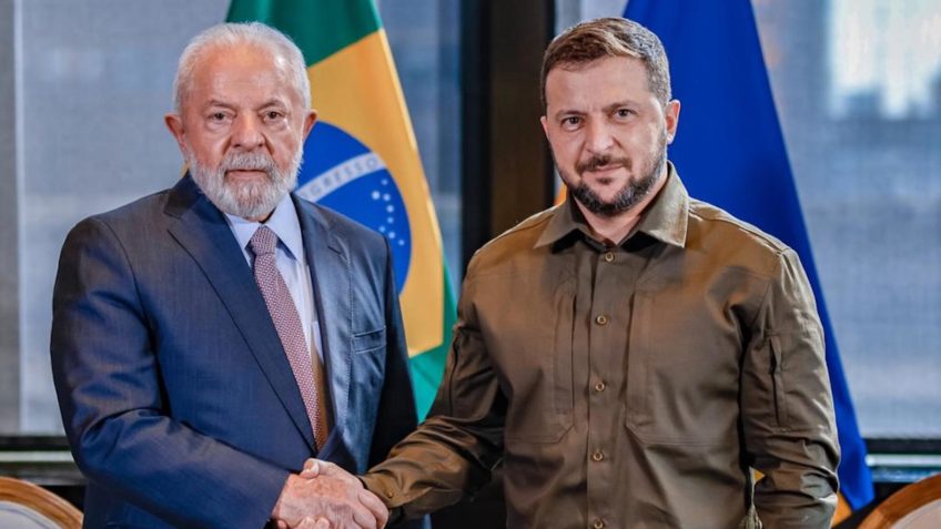 Zelensky Praises "Honest" Talk with Lula. (Photo Internet reproduction)