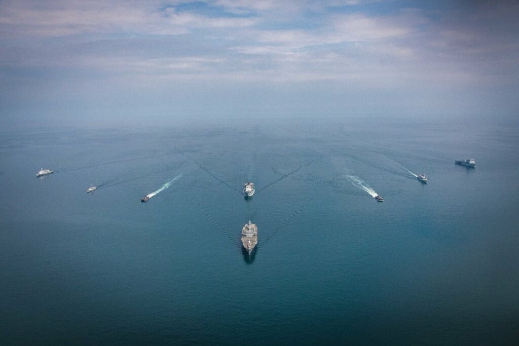 <yoastmark class= NATO launched a naval drill in the Baltic Sea on Saturday