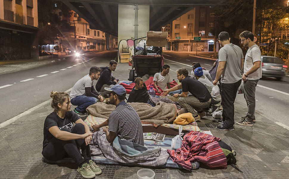 One in 1,000 Brazilians Homeless Last Year. (Photo Internet reproduction)