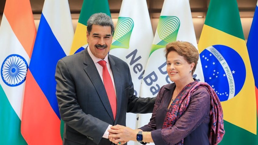 Maduro Rekindles Brazil Ties at BRICS Bank. (Photo Internet reproduction)