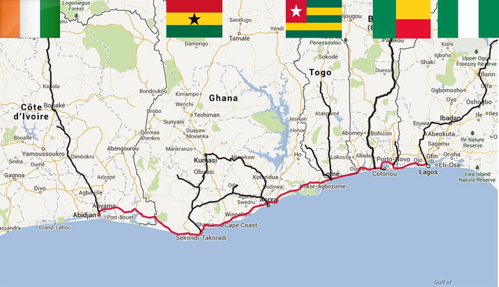Highways of Opportunity in Africa - Lagos-Abidjan Highway. (Photo Internet reproduction)