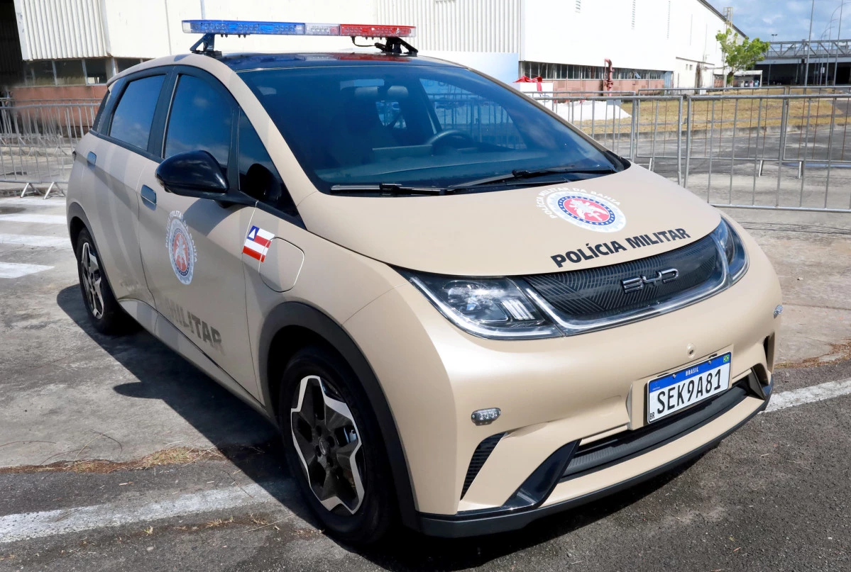 BYD to Build Electric Police Cars in Brazil. (Photo Internet reproduction)