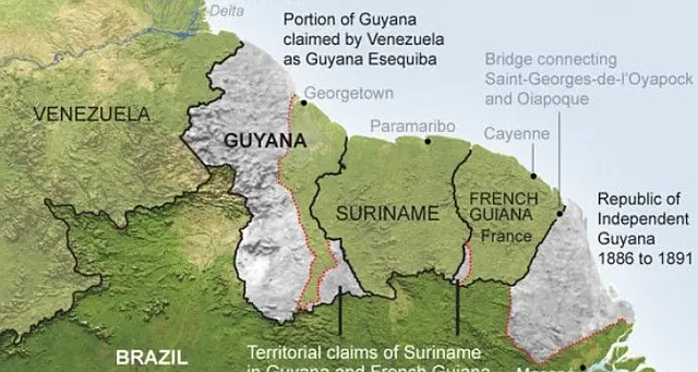 Venezuela and Guyana Clash Over Upcoming Territorial Vote. (Photo Internet reproduction)