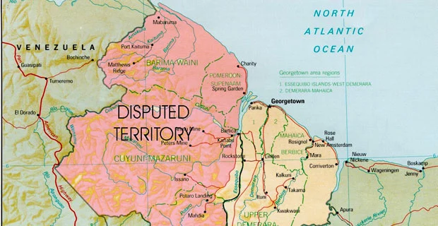 Guyana and Venezuela's Border Tensions Rise. (Photo Internet reproduction)