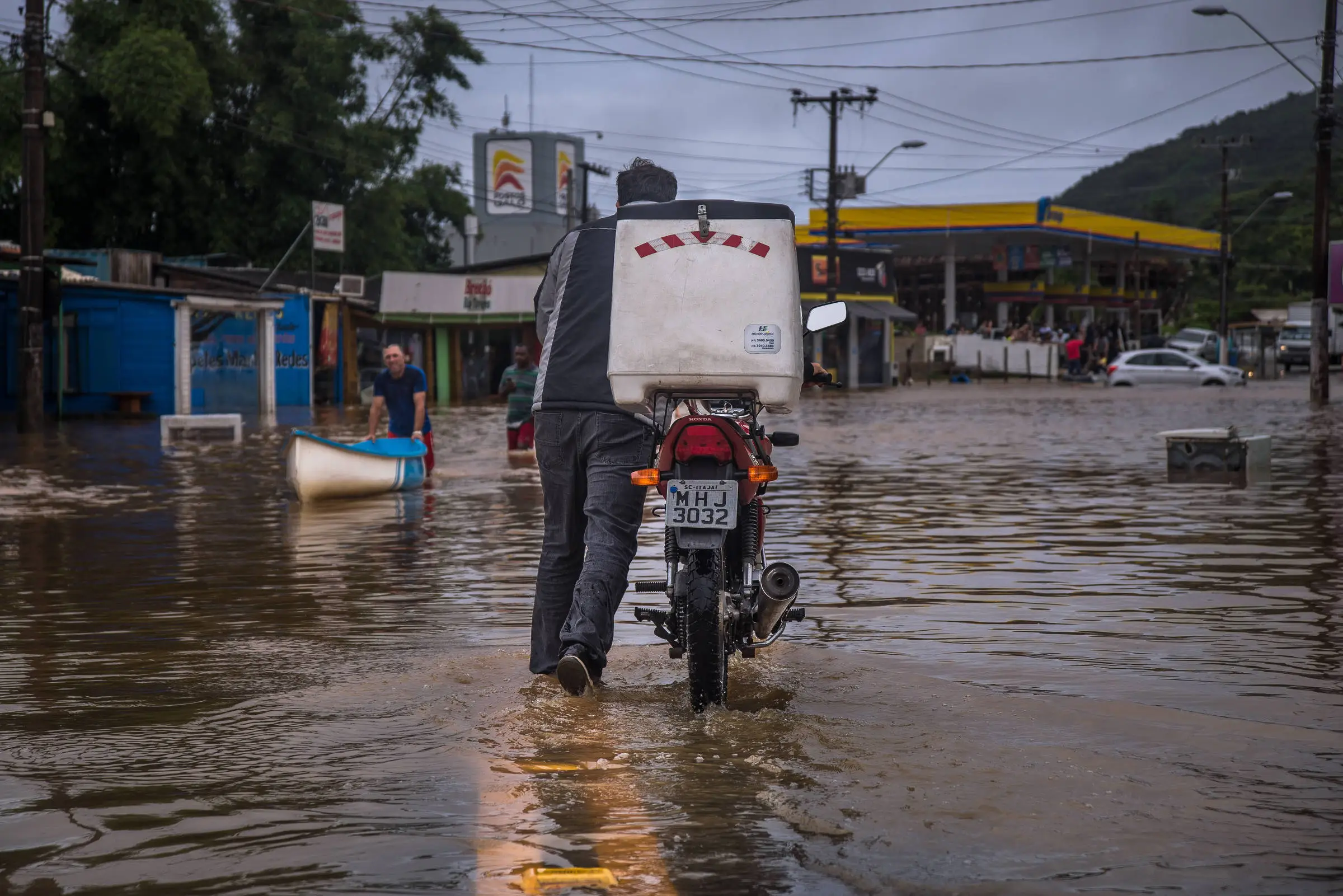 Heavy Rains Put Majority of Santa Catarina Cities in Emergency. (Photo Internet reproduction)