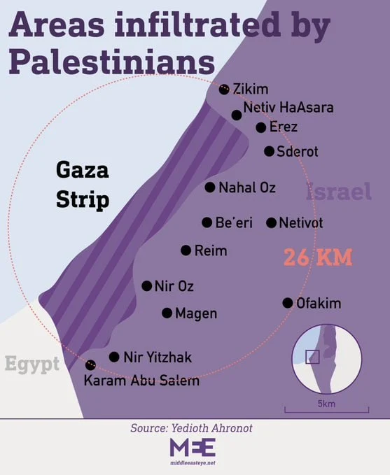 Hamas Attack in Israel Leaves at Least 40 Dead. (Photo Internet reproduction)