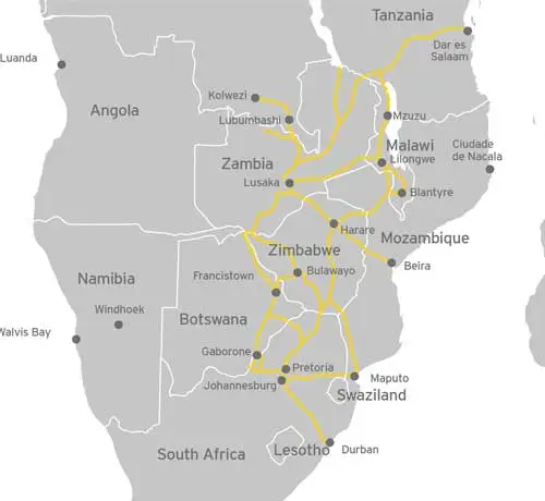 Highways of Opportunity in Africa - North-South Corridor in Southern Africa. (Photo Internet reproduction)
