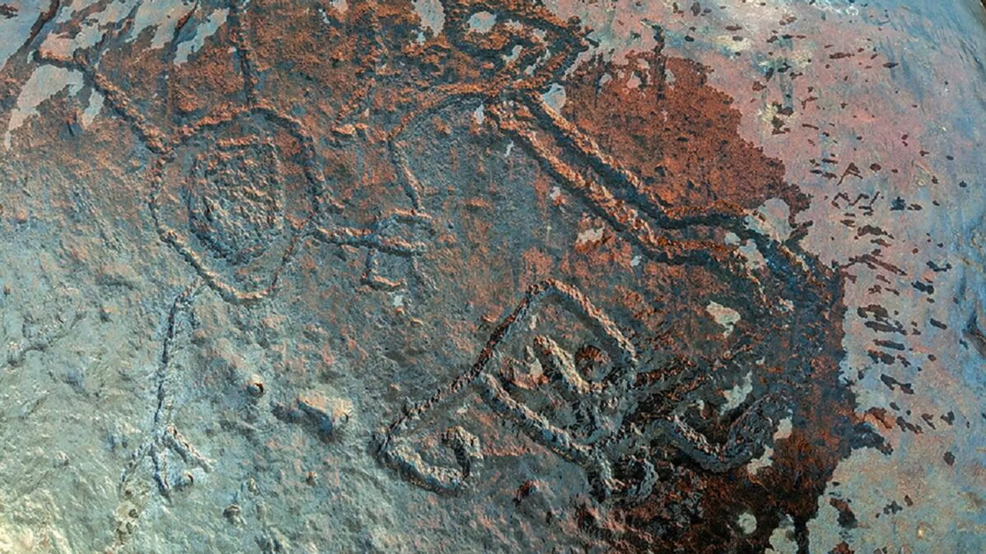 Drought in Bolivia Reveals Ancient Amazonian Petroglyphs. (Photo Internet reproduction)
