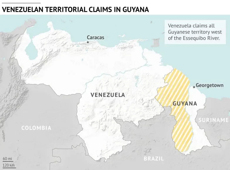 Progress in the Guyana-Venezuela Esequibo Dispute. (Photo Internet reproduction)