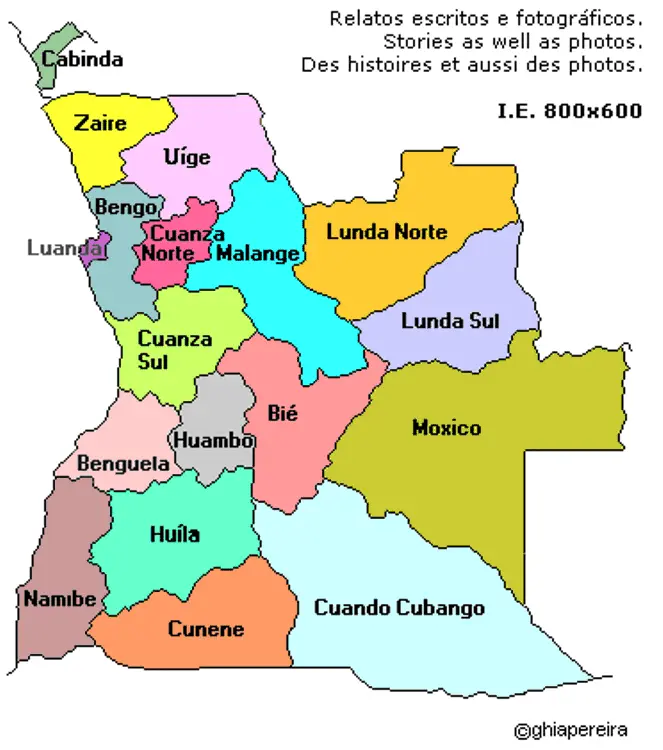 Angola regions