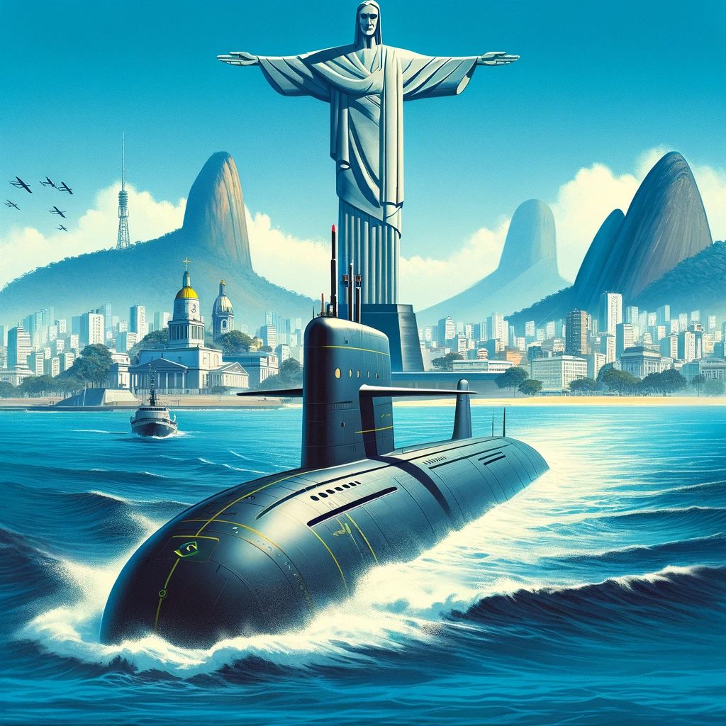 Brazil's Journey to Join Elite Nuclear Submarine Club. (Photo Internet reproduction)