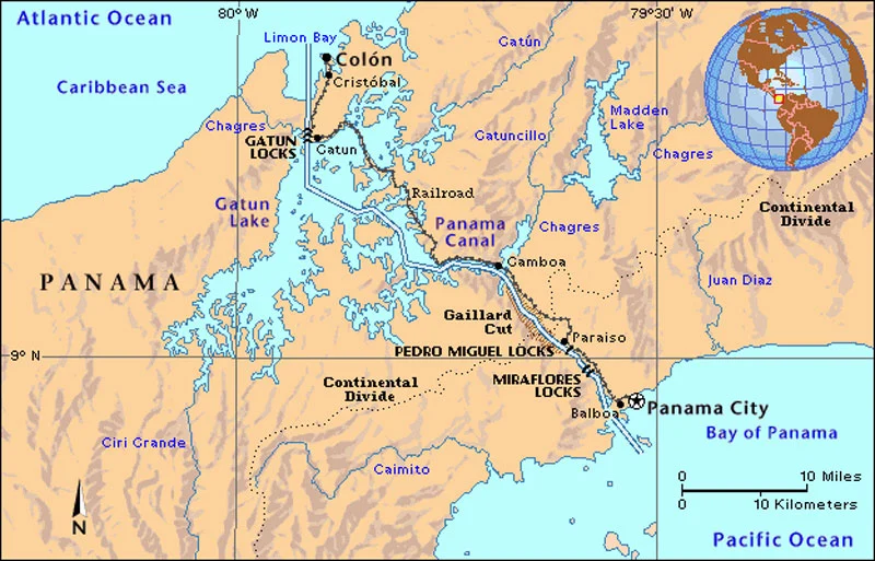 Strategic Planning Saves the Panama Canal from Maritime Crisis. (Photo Internet reproduction)