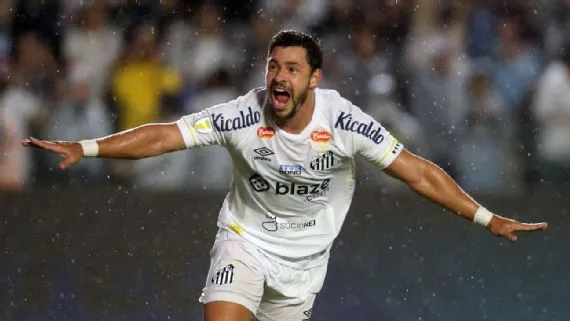 Santos Wins Against Ponte Preta Despite Rain. (Photo Internet reproduction)