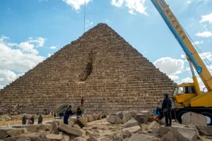 Controversy Surrounding the Menkaure Pyramid Restoration