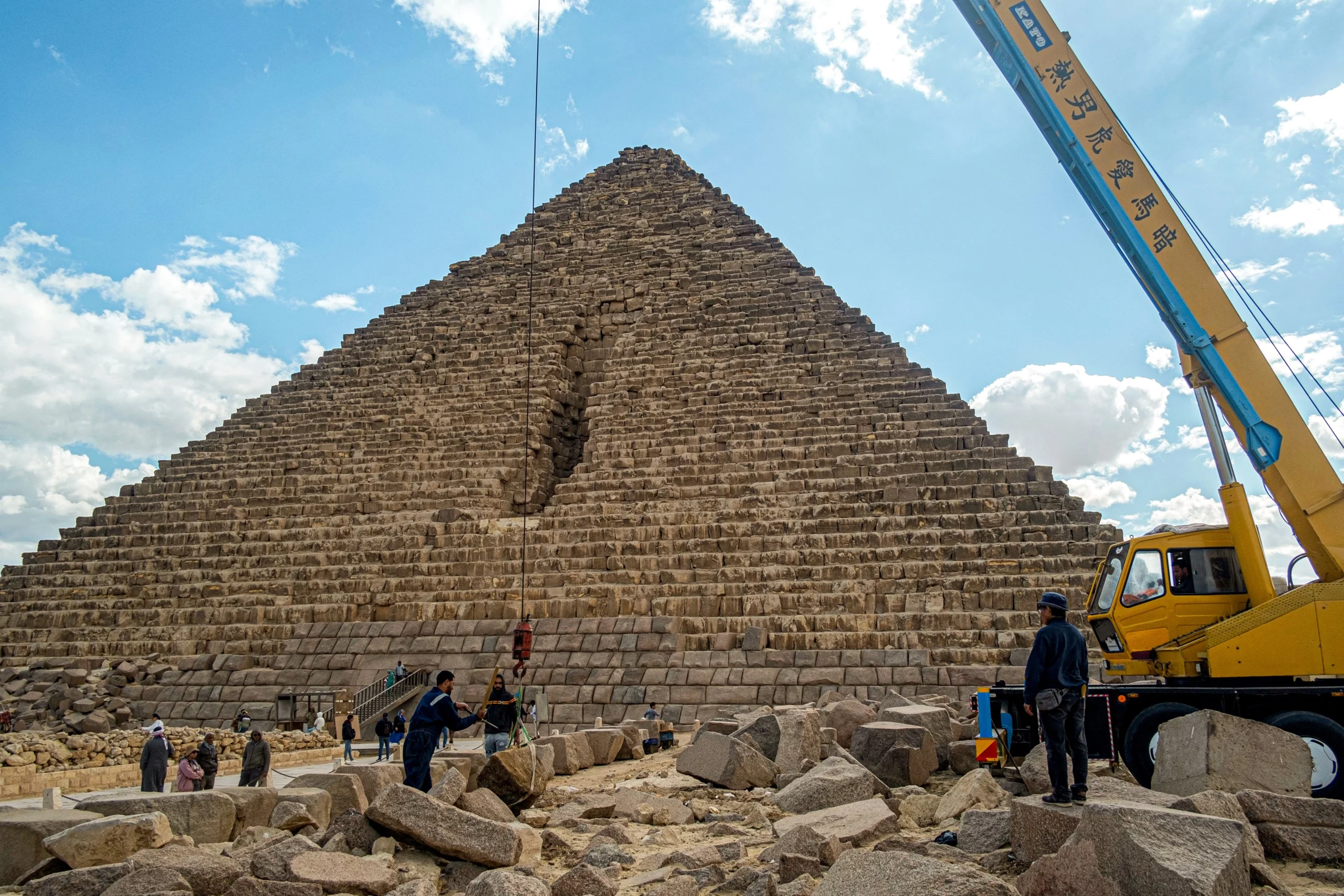 Controversy Surrounding the Menkaure Pyramid Restoration