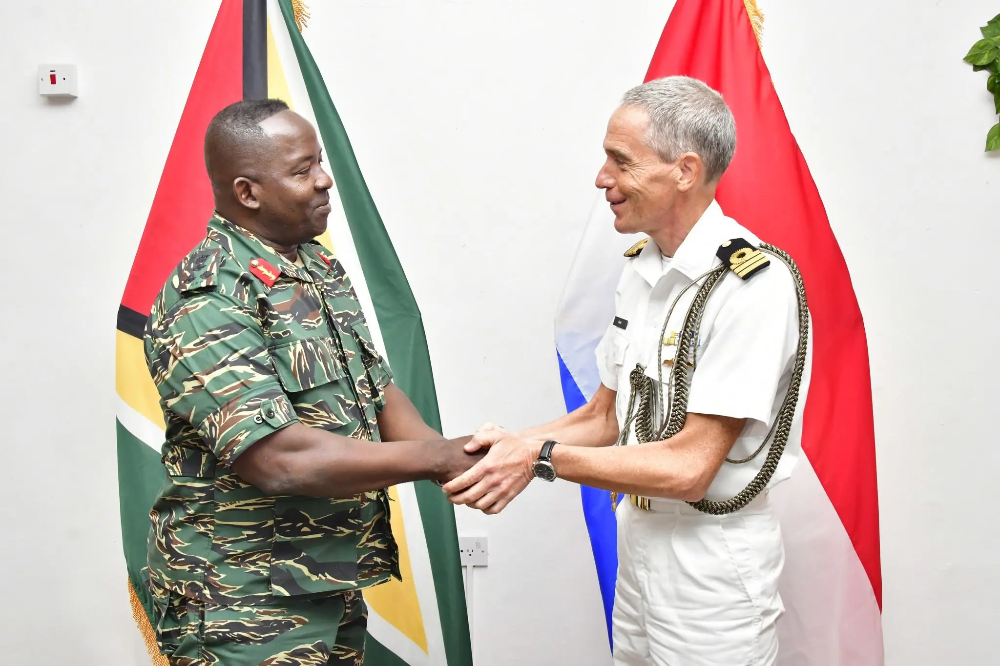Guyana and Netherlands Fortify Defense Partnership.