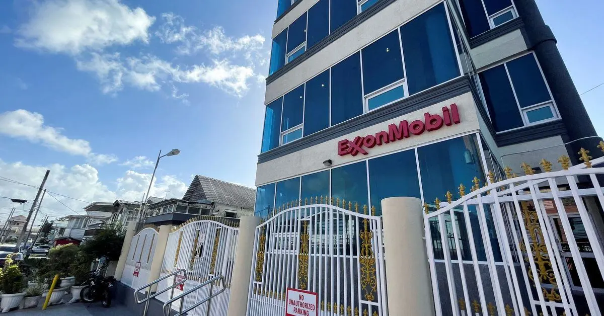Exxon Maintains Exploration Plans in Guyana Despite Venezuelan Claims - ExxonMobil builiding in Guyana. (Photo Internet reproduction)