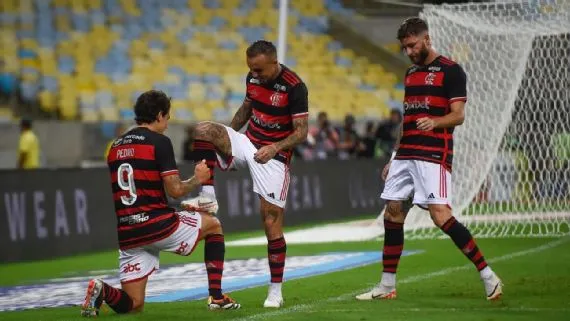 Flamengo Wins Big, Eyes Semifinals. (Photo Internet reproduction)