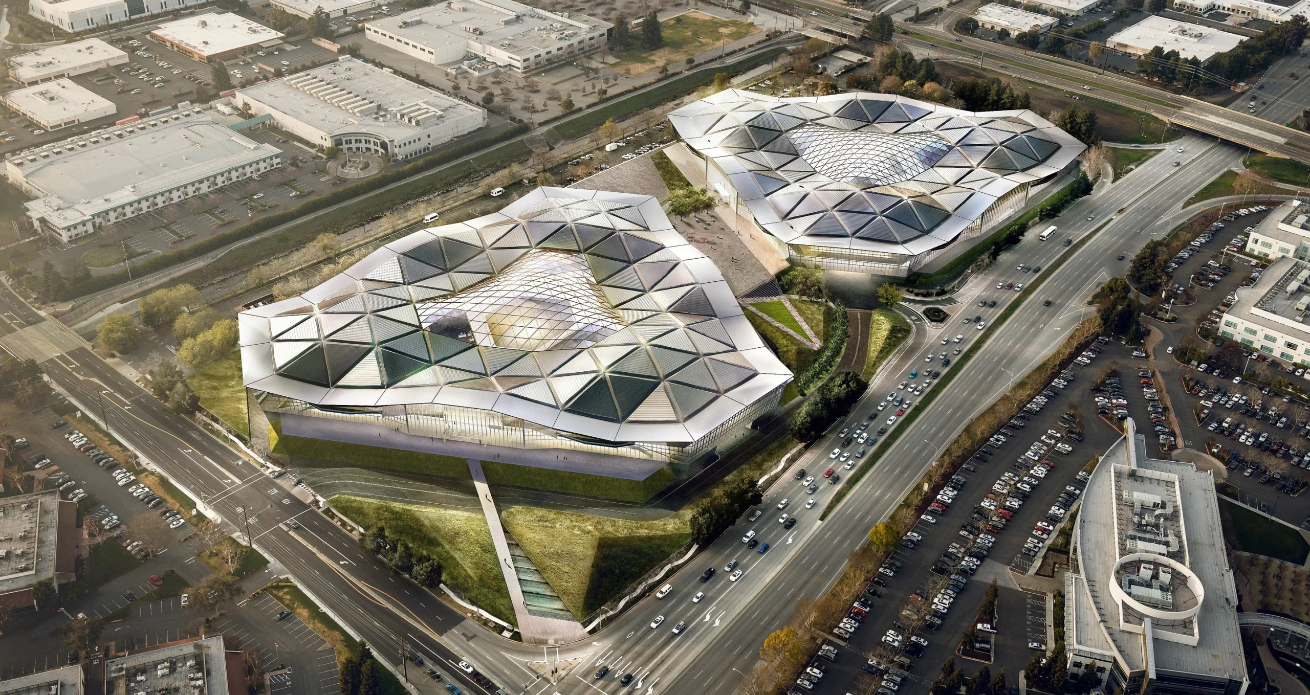 Nvidia Overtakes Google And Becomes Third Most Valuable U.S. Company - Nvidia new headquarters. (Photo Internet reproduction)