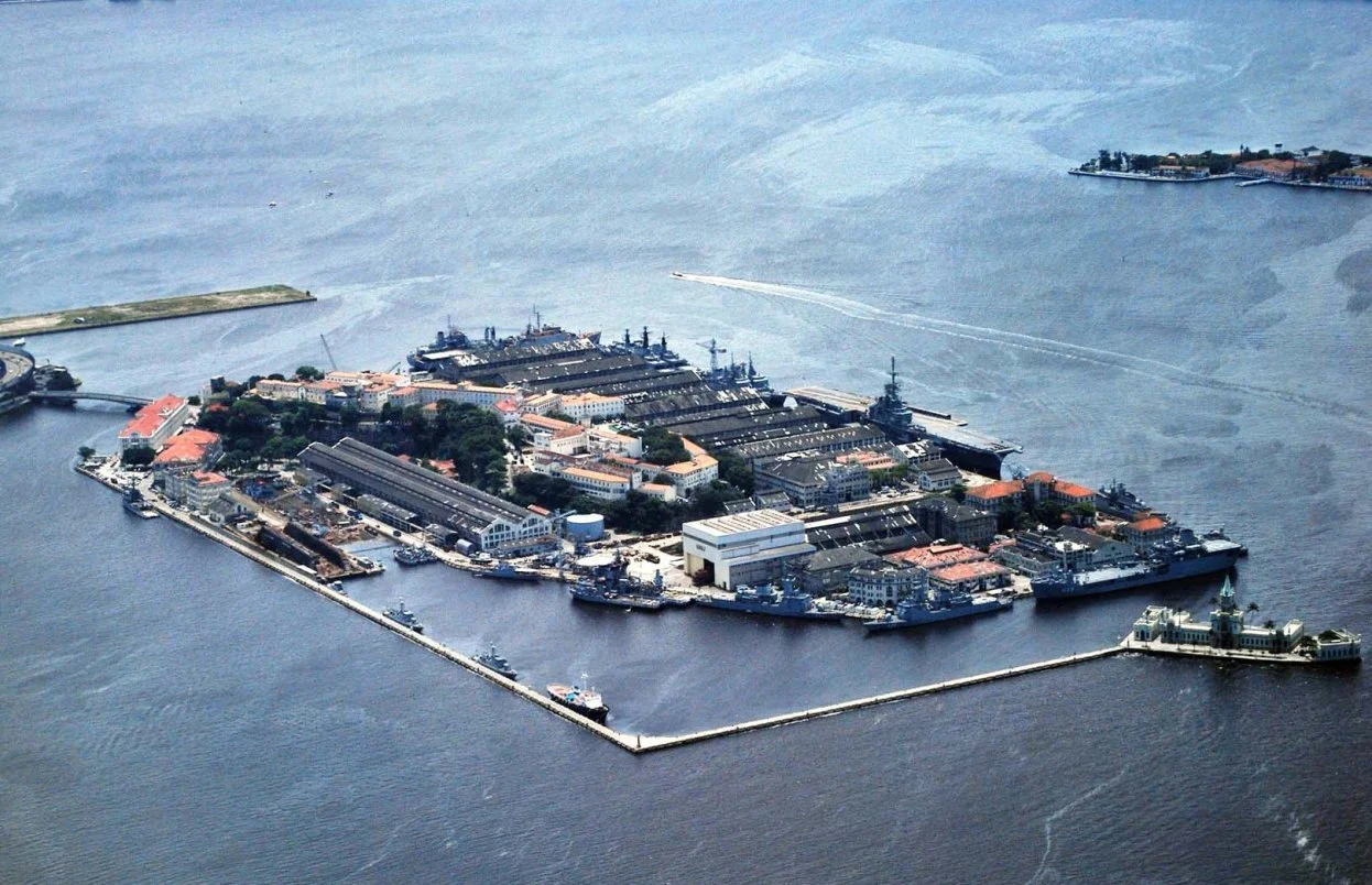 Brazil Boosts Shipbuilding for Petrobras Growth and Rio Economy - Shipbuilding Site in Rio de Janeiro. (Photo Internet reproduction)