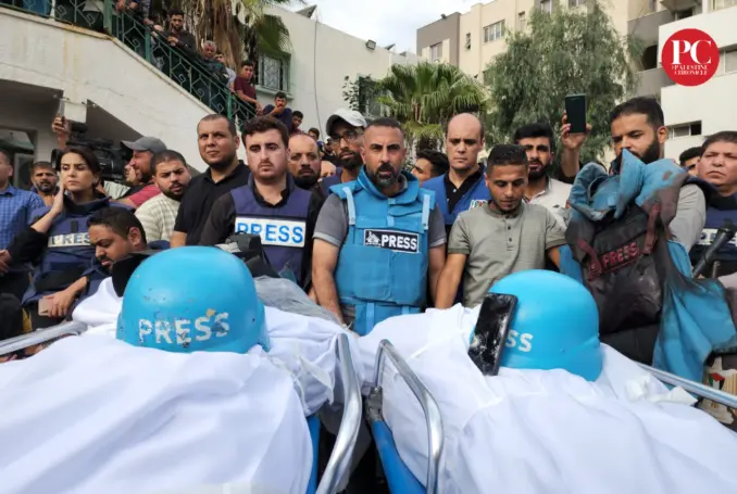 Gaza Tops 2023's Journalist Danger List. (Photo Internet reproduction)