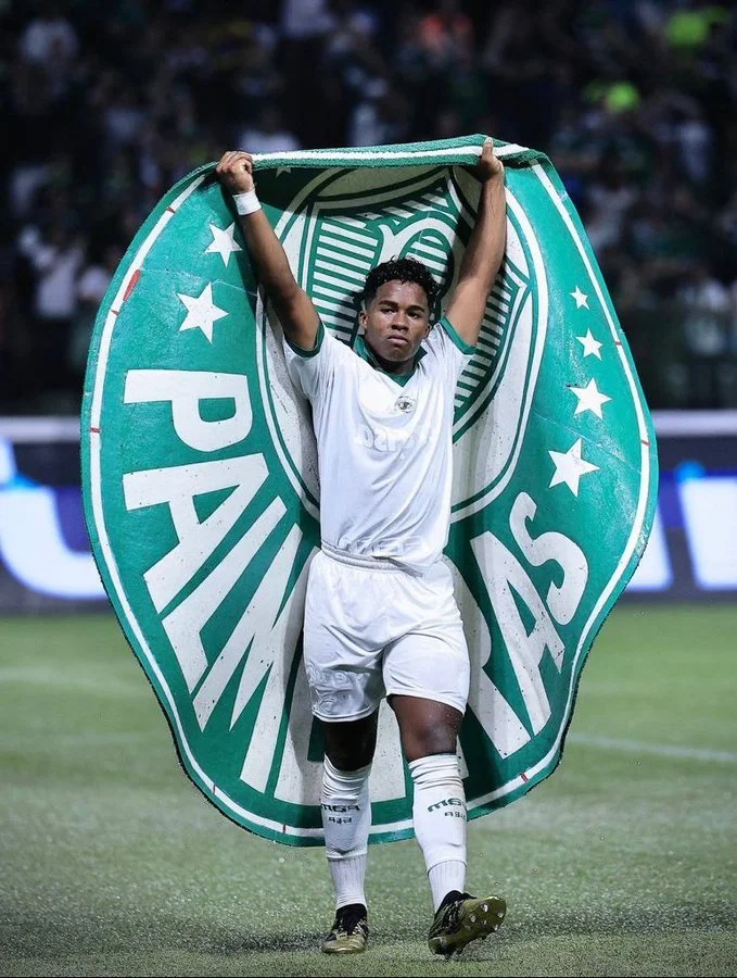 Palmeiras Targets Paulistão Glory Amid Star Concerns - Endrick. (Photo Internet reproduction)