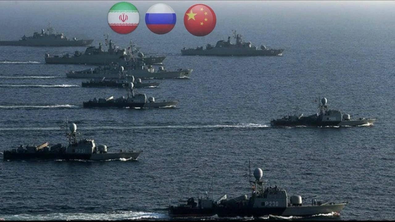 naval drills china iran russia