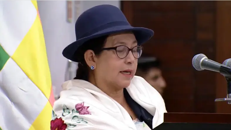 Bolivian Foreign Minister Celinda Sosa