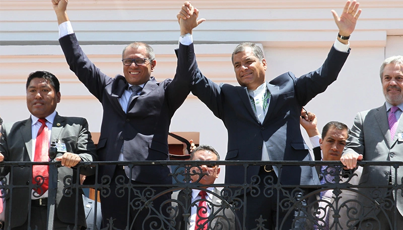  Ecuador's Political Saga: Navigating the Glas-Correa Legacy. (Photo Internet reproduction)