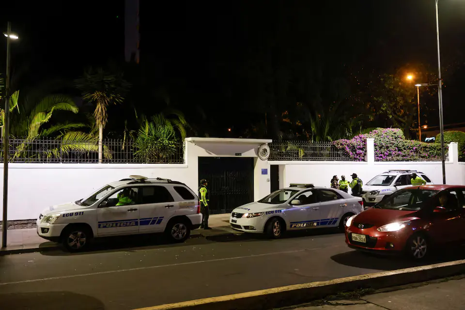 Mexico Ends Diplomatic Relations with Ecuador After Embassy Incident - Mexican Embassy in Quito. (Photo Internet reproduction)